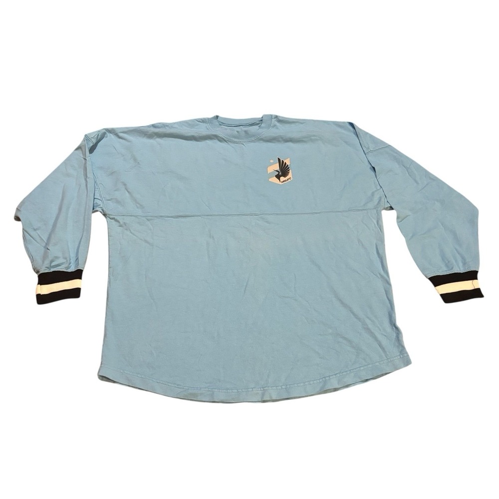 Minnesota United FC‎ Fanatics Cuffed Spirit Jersey Light Blue Women's Medium